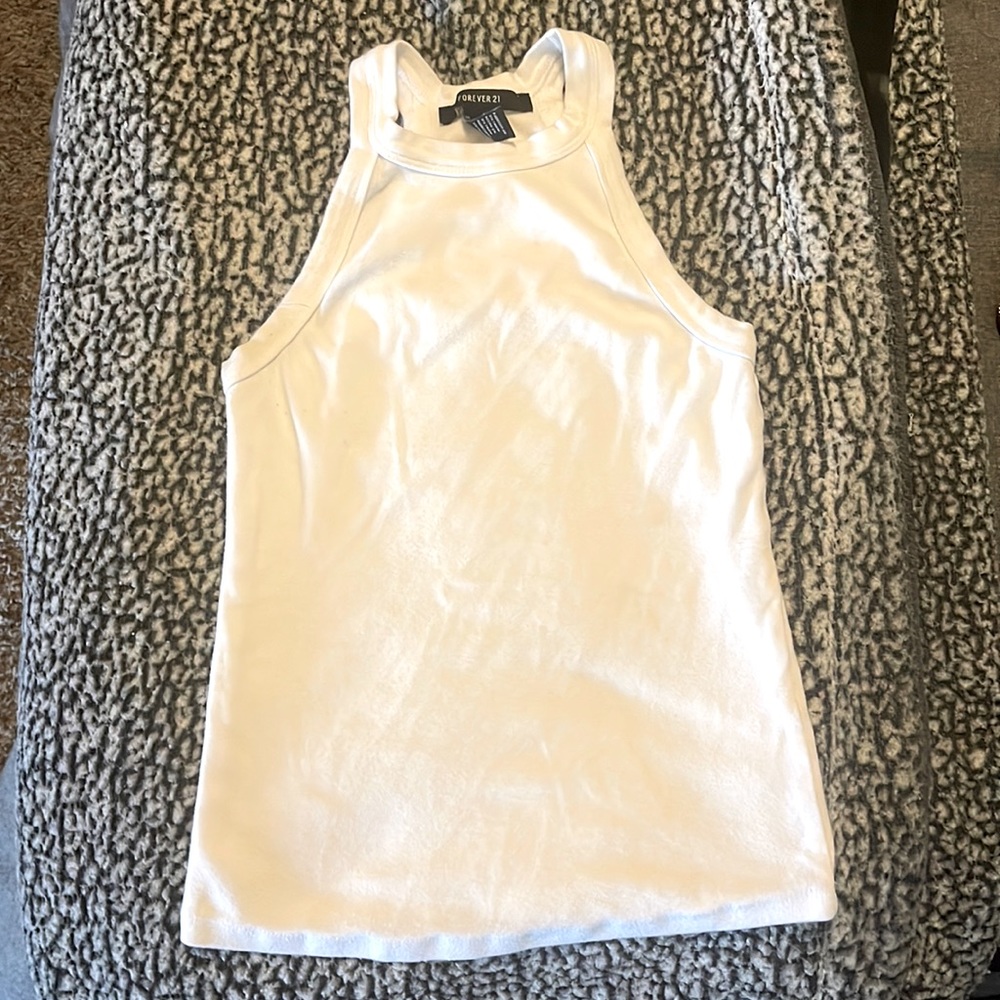 Forever 21 White Tank Top